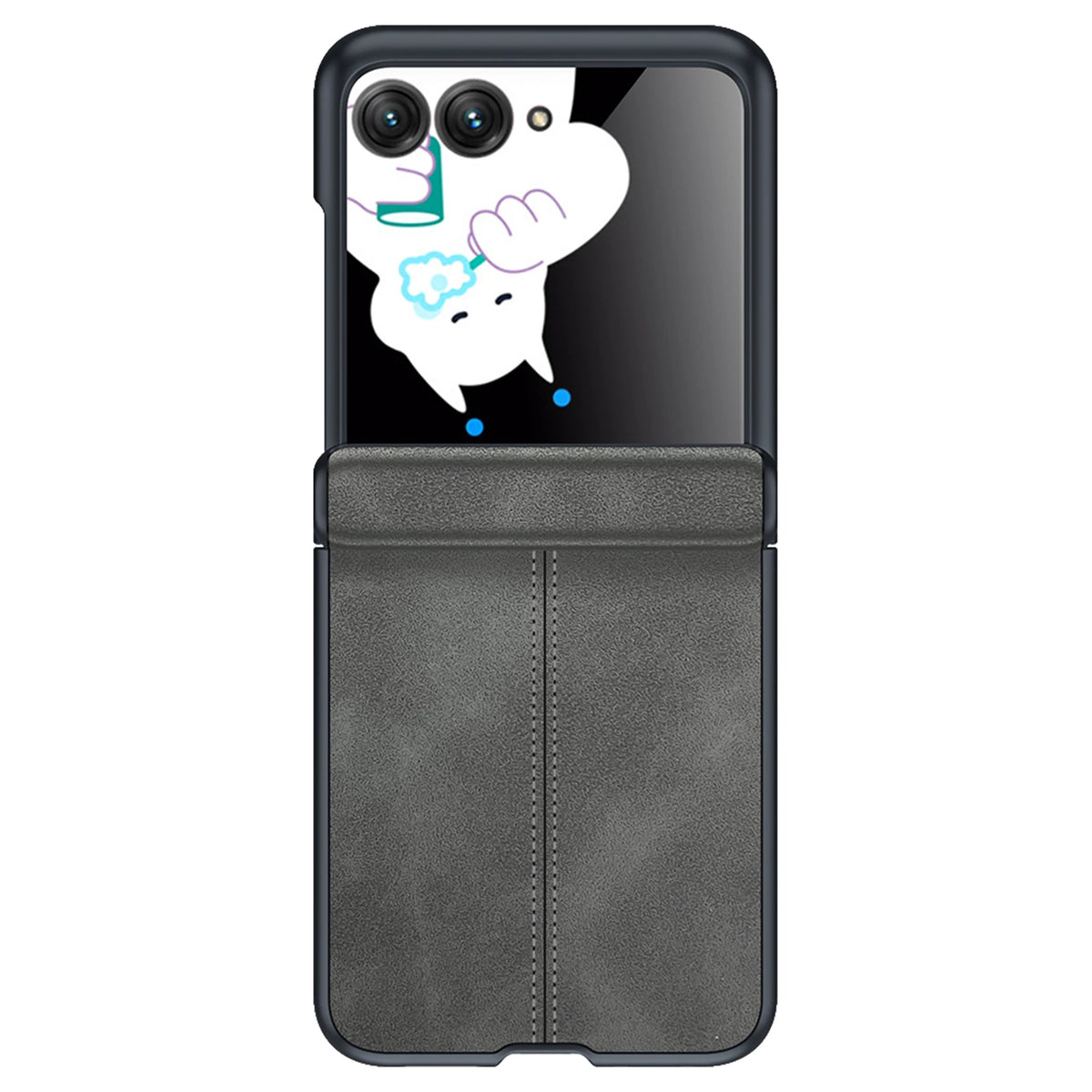 618 Hot Deals for Motorola Razr Ultra 2024/Pro 2025/Pro 2026 Case,with Hinge Protection,Ultra Thin PU Leather Matte Case-Green