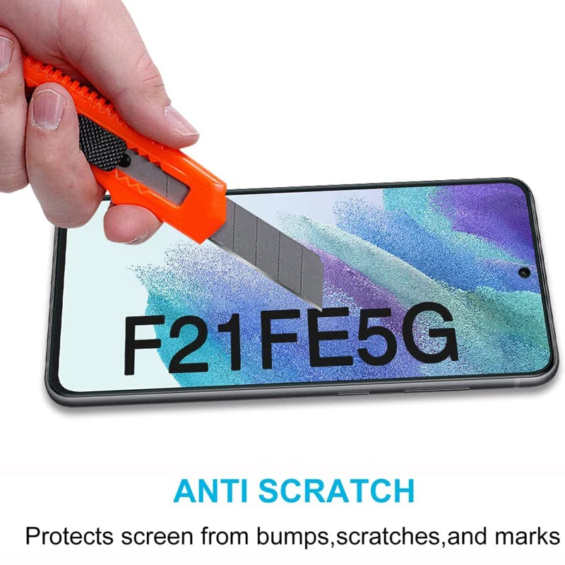 4PCS Tempered Glass for Samsung Galaxy S23 S20 FE S21FE 2.5D 9H Protective Screen Protector Film For Samsung Galaxy S21 FE Glass