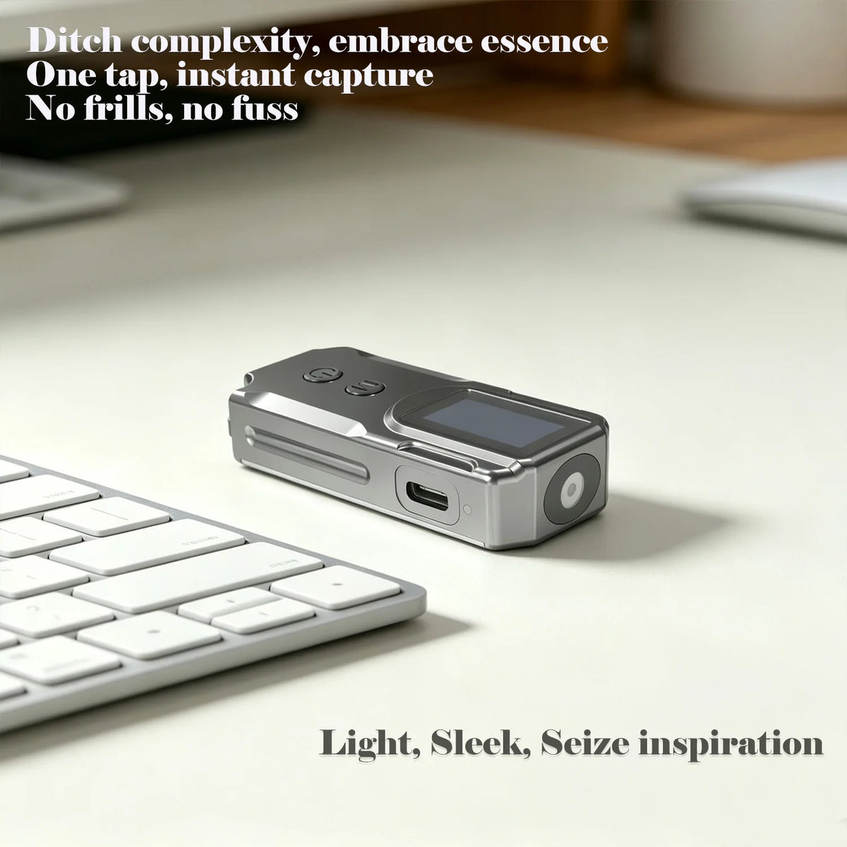 Next-Gen Portable Body Camera Fingertip Control Law Enforcement Police Military Surveillance Handheld HD Video Recording Device