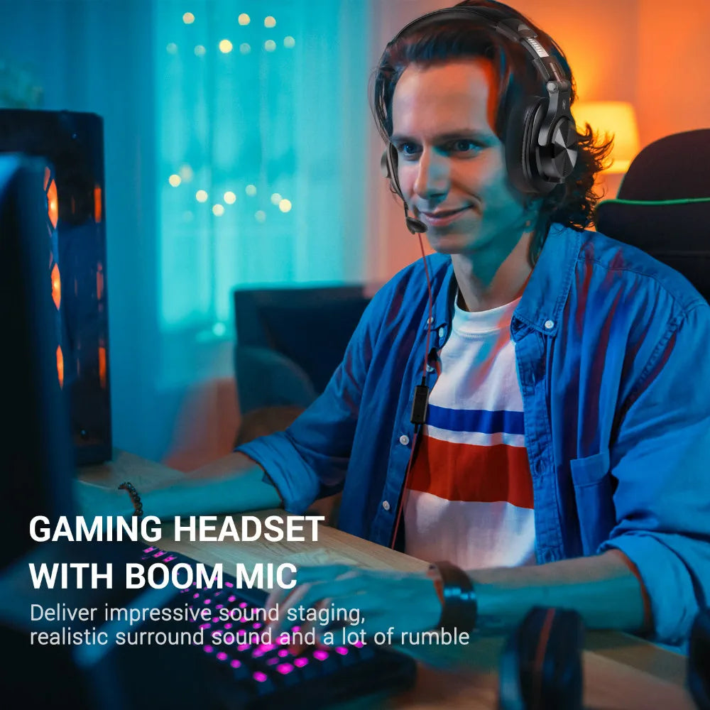 Oneodio A71M Gaming Headset Studio DJ Headphones Stereo Over Ear Wired Headphone With Boom Microphone For PC PS4 Xbox One Gamer