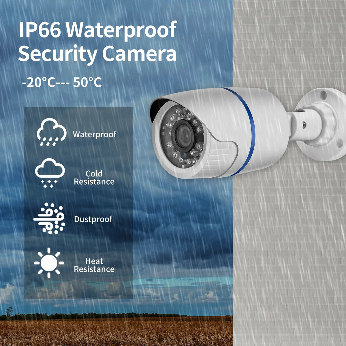 Gadinan Audio 8MP IP Camera 4K Outdoor Face Detection Onvf Night Vision CCTV Bullet Security Camera XMEye APP POE Optional 5MP