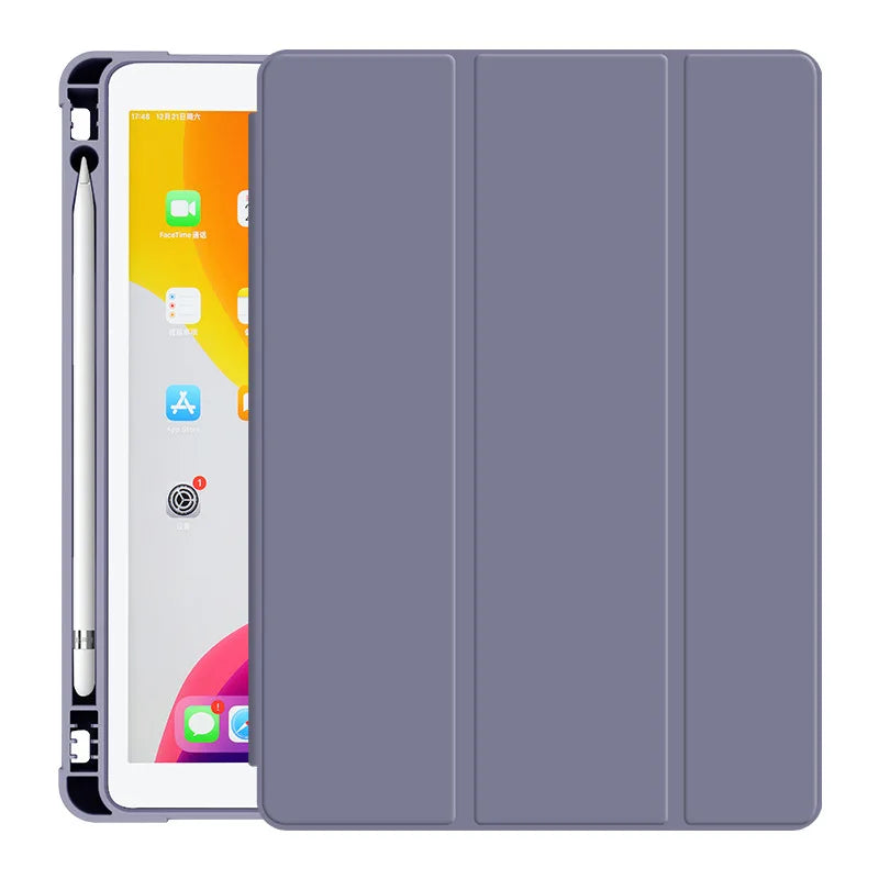 For iPad 10.2 9/8/7/6/ 10th Generation case Pro 11 2021 2018 9.7 10 5 Smart Cover with Pencil Holder Mini 4 2020 Air 5 10.9 2022