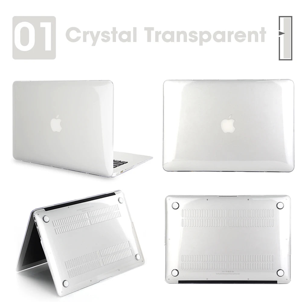 Matte Laptop Case For Macbook Air 13 A3240,A3113,A1466,Pro A1708 A2338, MacBook Air15 A2941,Pro A1707,16 A2141,Laptop Cover Case