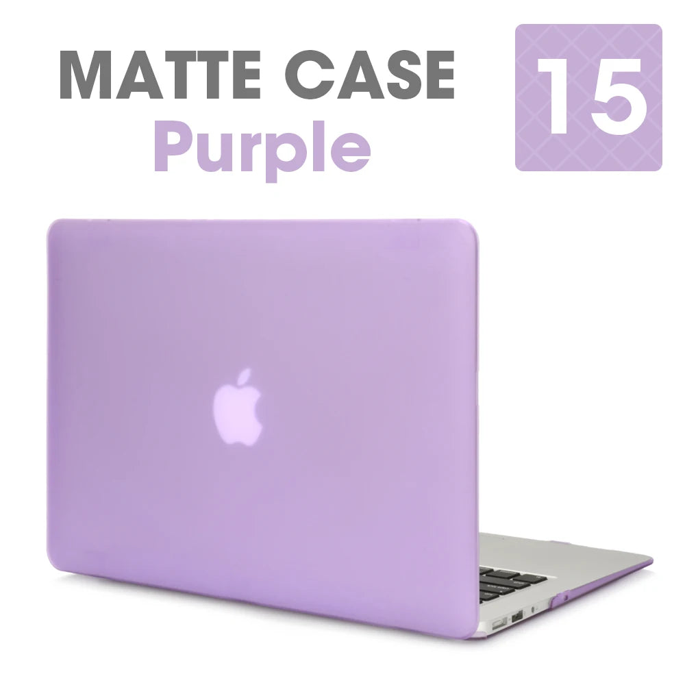 Matte Laptop Case For Macbook Air 13 A3240,A3113,A1466,Pro A1708 A2338, MacBook Air15 A2941,Pro A1707,16 A2141,Laptop Cover Case