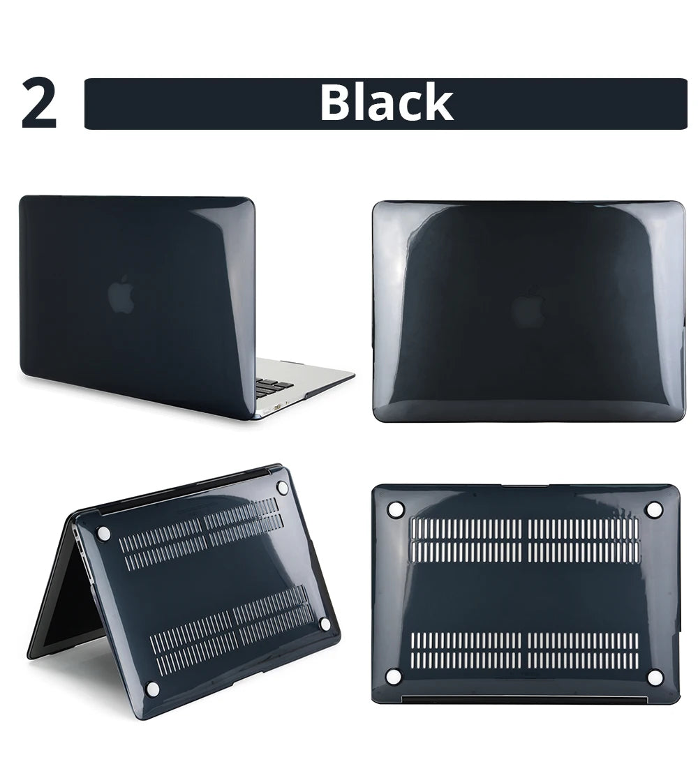 Crystal Laptop Case For Apple Macbook Air 13 A2179 A2337 A2681 For M1 Chip Pro 13 A2338 Macbook 13 15 16 14 112 Protective Cases