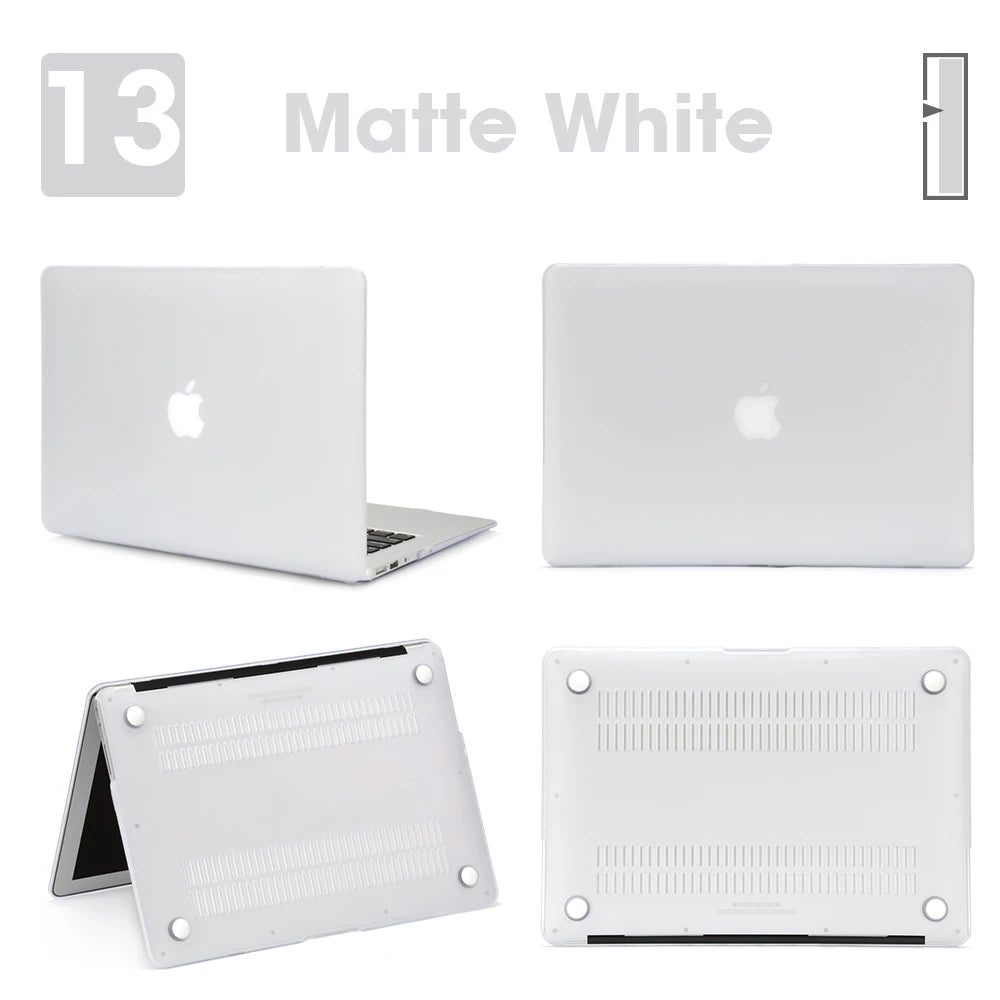 Matte Laptop Case For Macbook Air 13 A3240,A3113,A1466,Pro A1708 A2338, MacBook Air15 A2941,Pro A1707,16 A2141,Laptop Cover Case