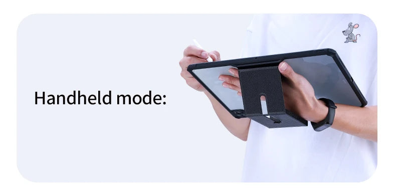 Xundd Tablet Cases For iPad Air iPad Pro 11 13 inch 2024 Shockproof Bumper Protective Case Transparent Back Cover With Holder
