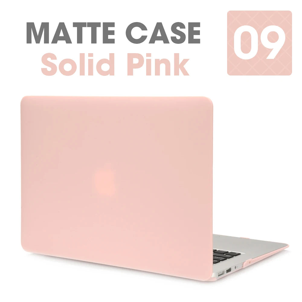 Matte Laptop Case For Macbook Air 13 A3240,A3113,A1466,Pro A1708 A2338, MacBook Air15 A2941,Pro A1707,16 A2141,Laptop Cover Case