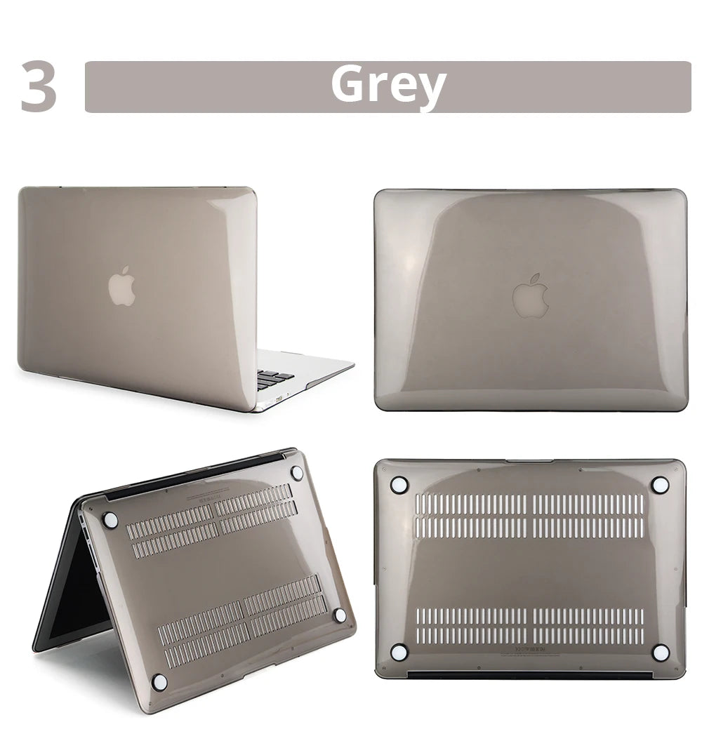 Crystal Laptop Case For Apple Macbook Air 13 A2179 A2337 A2681 For M1 Chip Pro 13 A2338 Macbook 13 15 16 14 112 Protective Cases