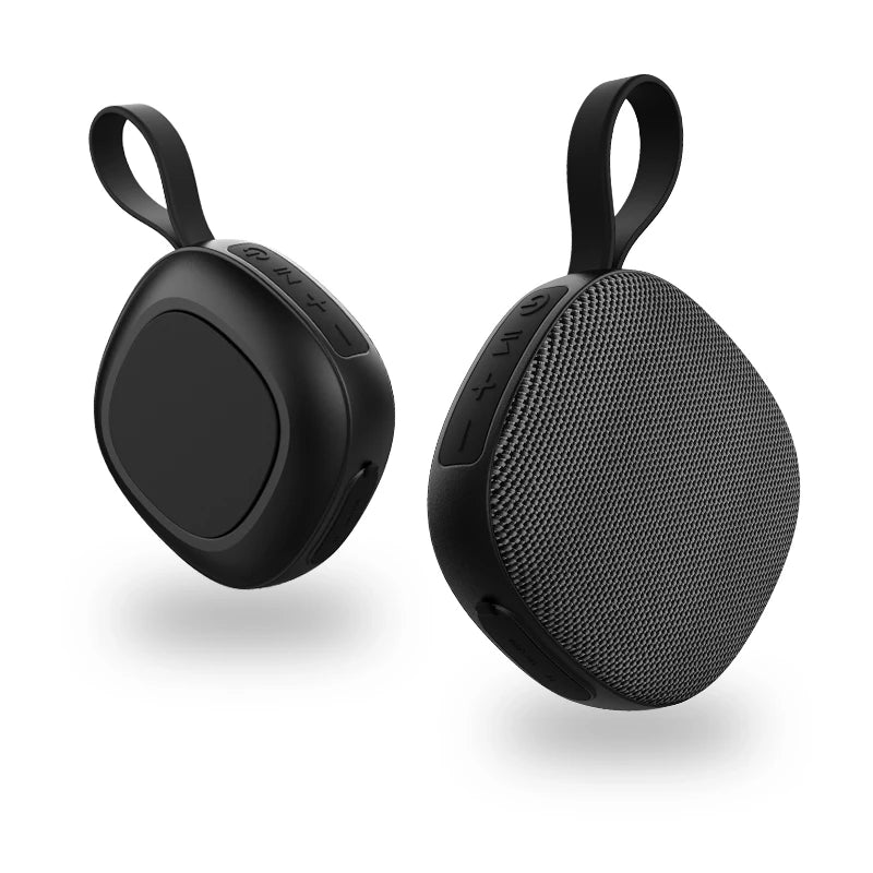 Rockmia EBS-303 5W Mini Portable Speaker Bluetooth 5.0 Fabric Mesh Subwoofer with Magnet Function Waterproof TF Card Player Gift