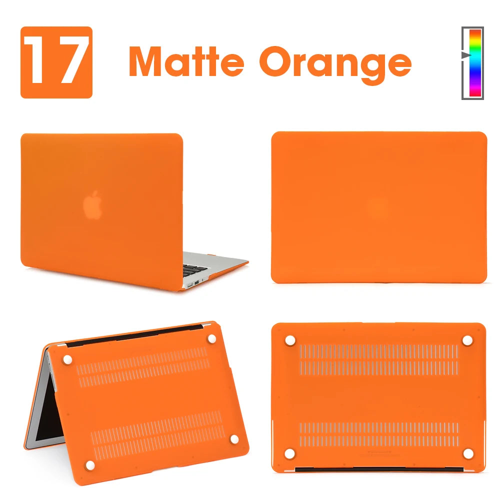 Matte Laptop Case For Macbook Air 13 A3240,A3113,A1466,Pro A1708 A2338, MacBook Air15 A2941,Pro A1707,16 A2141,Laptop Cover Case