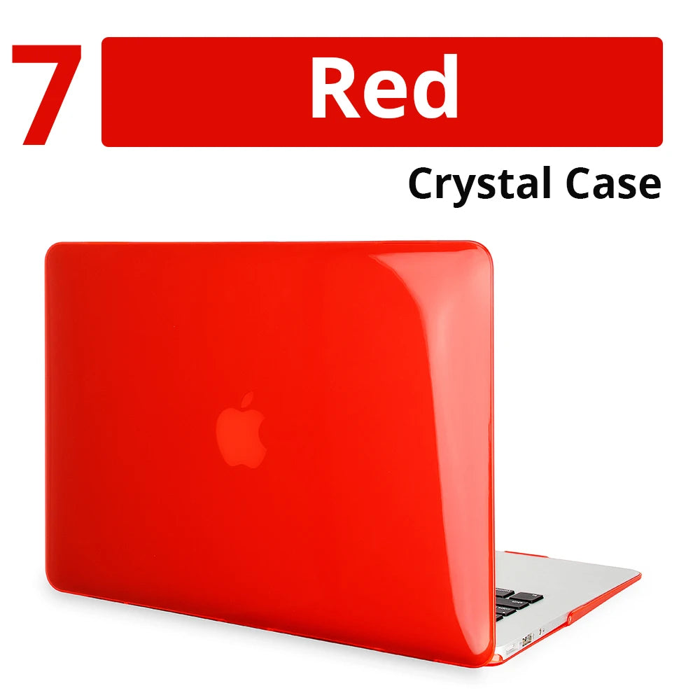Crystal Laptop Case For Apple Macbook Air 13 A2179 A2337 A2681 For M1 Chip Pro 13 A2338 Macbook 13 15 16 14 112 Protective Cases