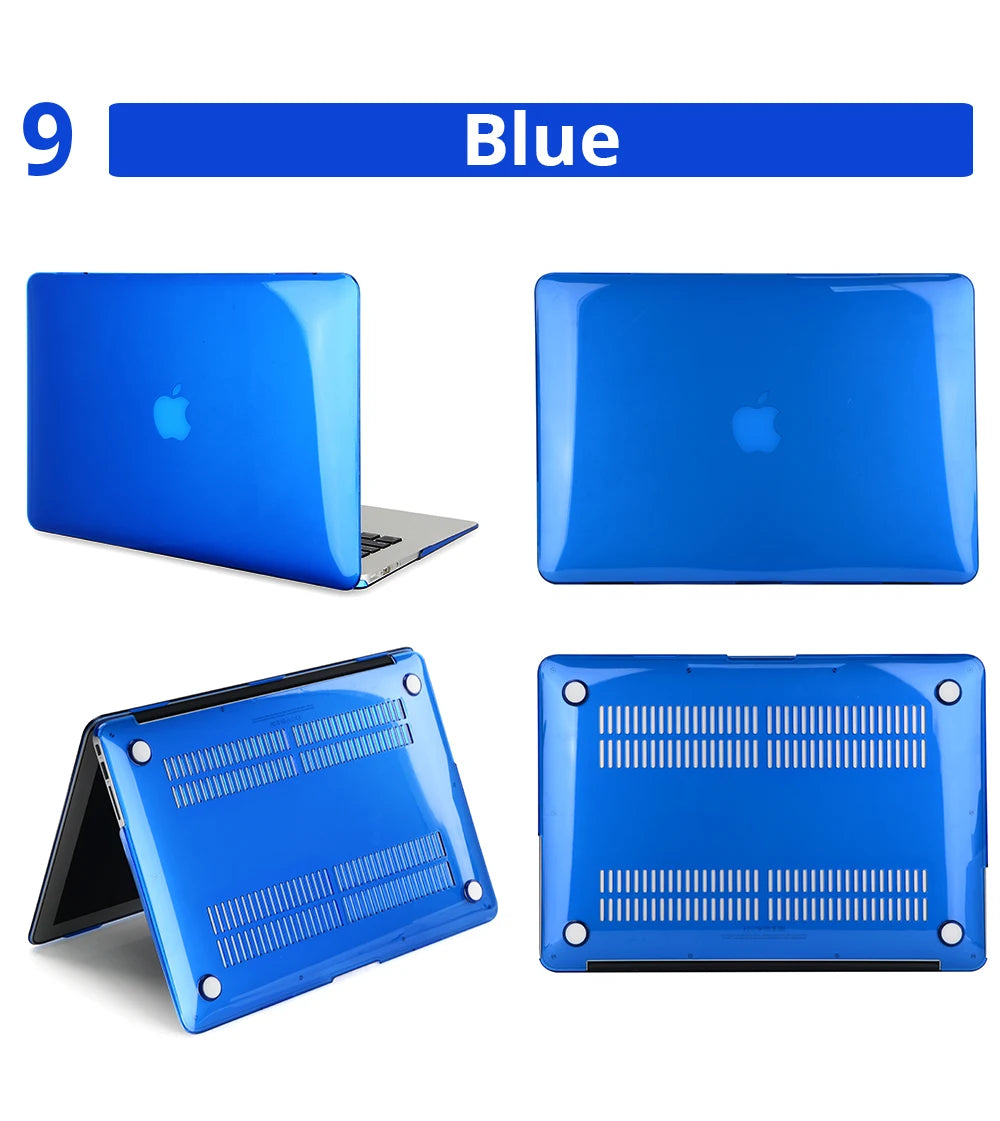 Crystal Laptop Case For Apple Macbook Air 13 A2179 A2337 A2681 For M1 Chip Pro 13 A2338 Macbook 13 15 16 14 112 Protective Cases