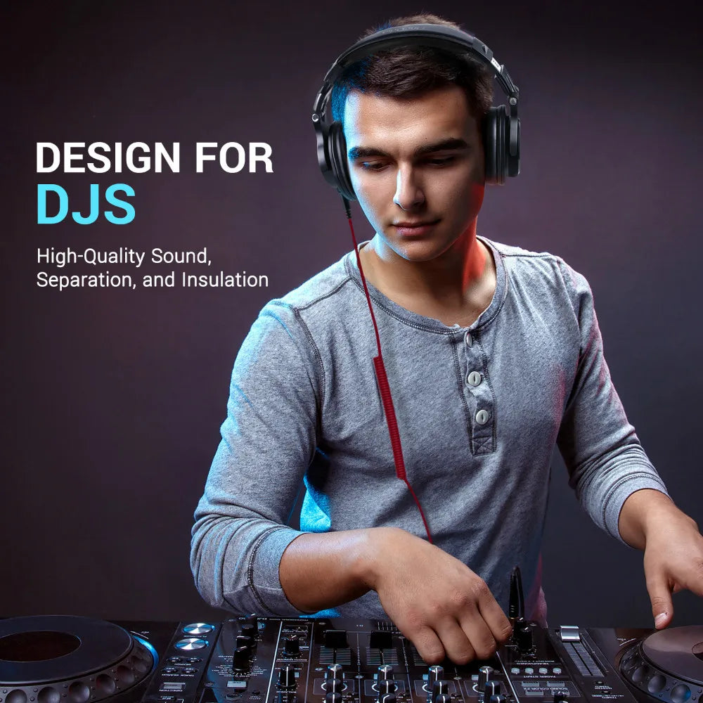 Oneodio A71M Gaming Headset Studio DJ Headphones Stereo Over Ear Wired Headphone With Boom Microphone For PC PS4 Xbox One Gamer