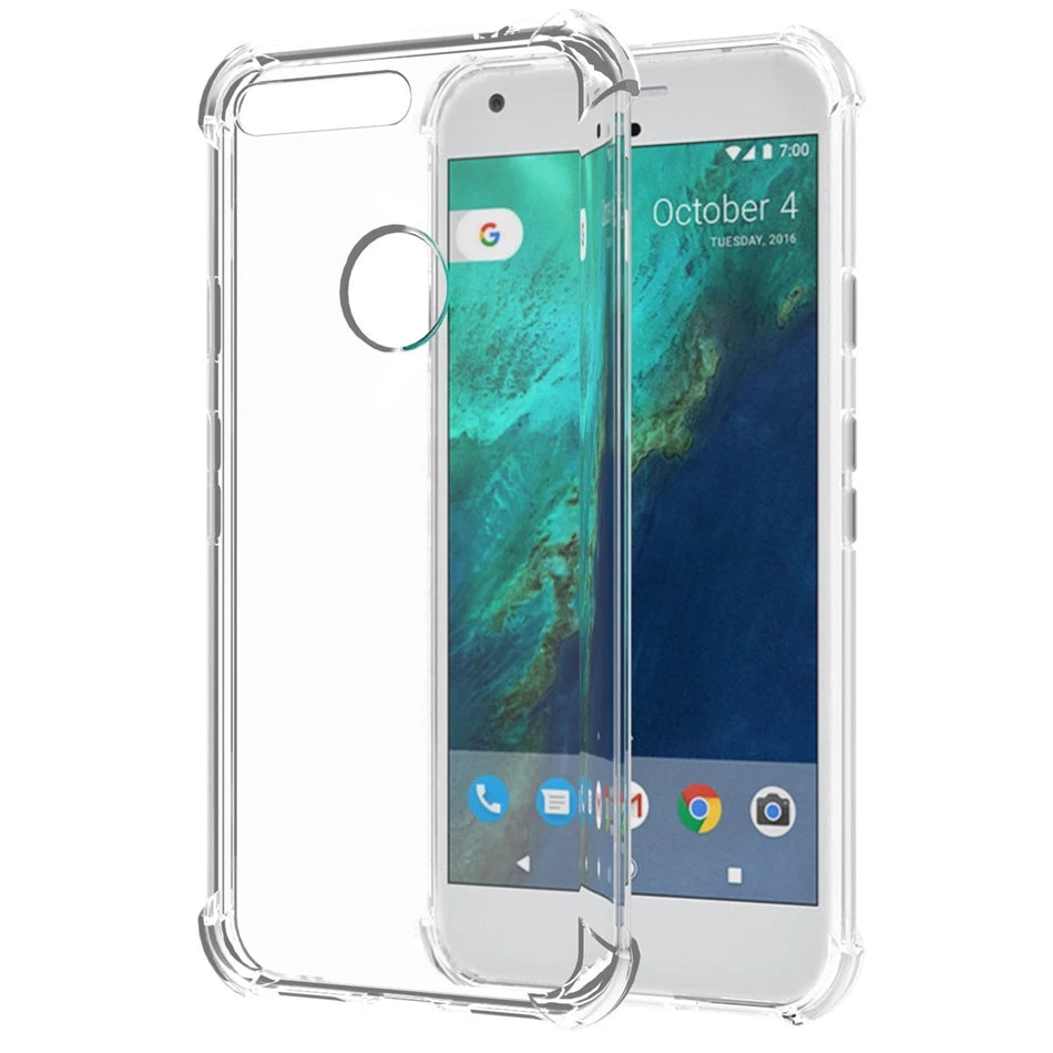 For Google Pixel 1 2 3 3A 4 4A XL Case Airbag Shockproof TPU Protection Silicone Back Cover Case for Google Pixel 10A 9A 8A 10 9