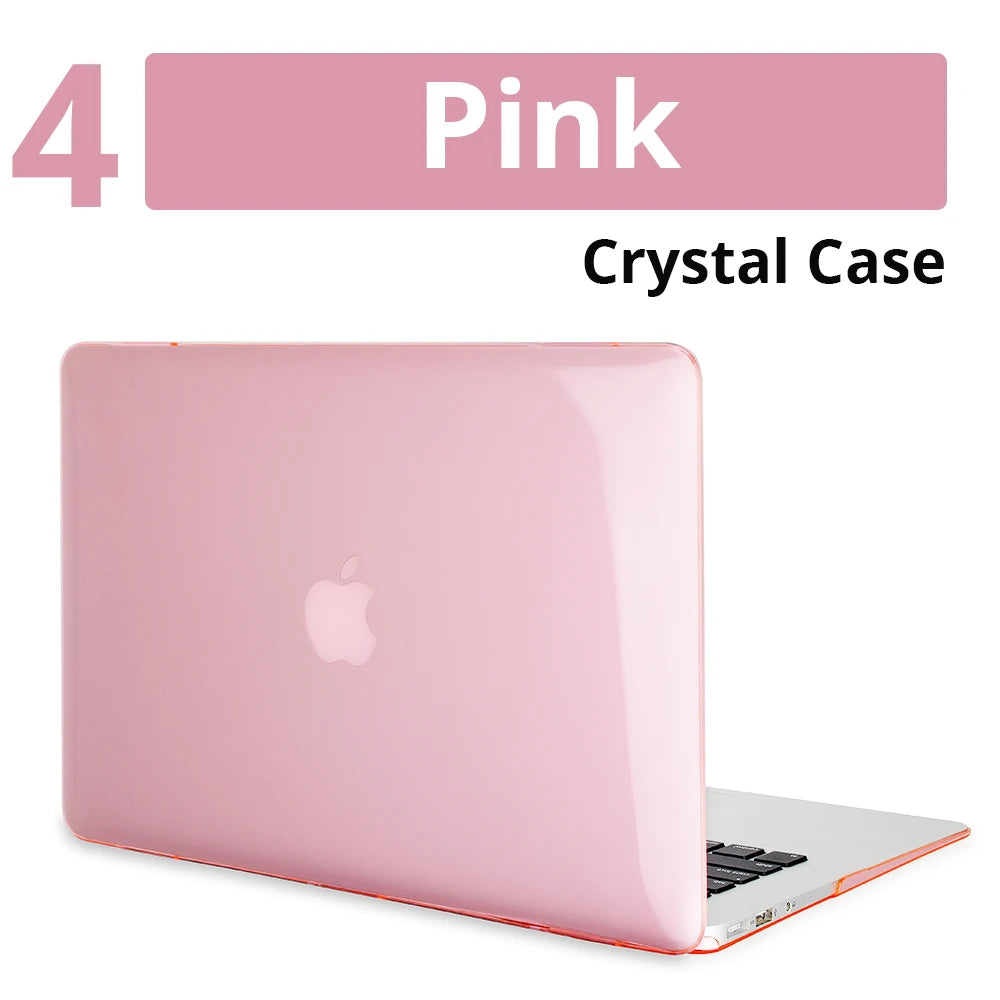 Crystal Laptop Case For Apple Macbook Air 13 A2179 A2337 A2681 For M1 Chip Pro 13 A2338 Macbook 13 15 16 14 112 Protective Cases