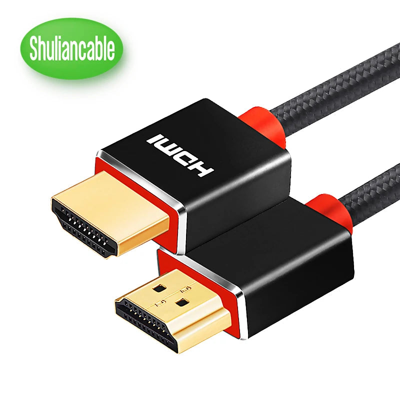 Shuliancable HDMI Cable 3m 5m 10m 15m 20m Nylon Braid Cable HD 1080P 3D Gold Plated Cable for HDTV Xbox PS3 Computer