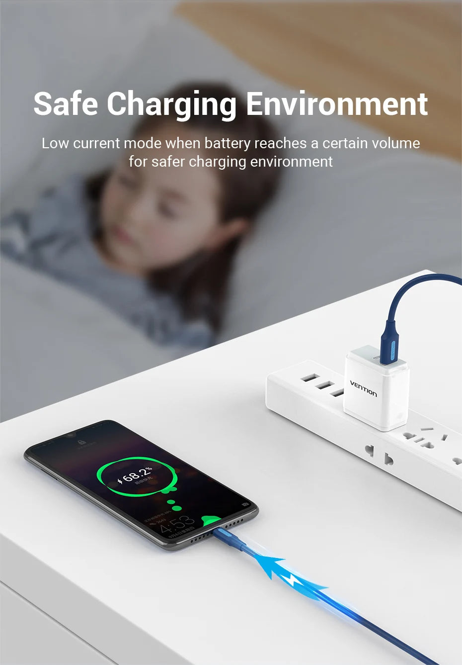 Vention Micro USB Cable 3A Fast Charging Wire for Android Tablet Mobile Phone Cord for Samsung Xiaomi HTC USB Charger Data Cable