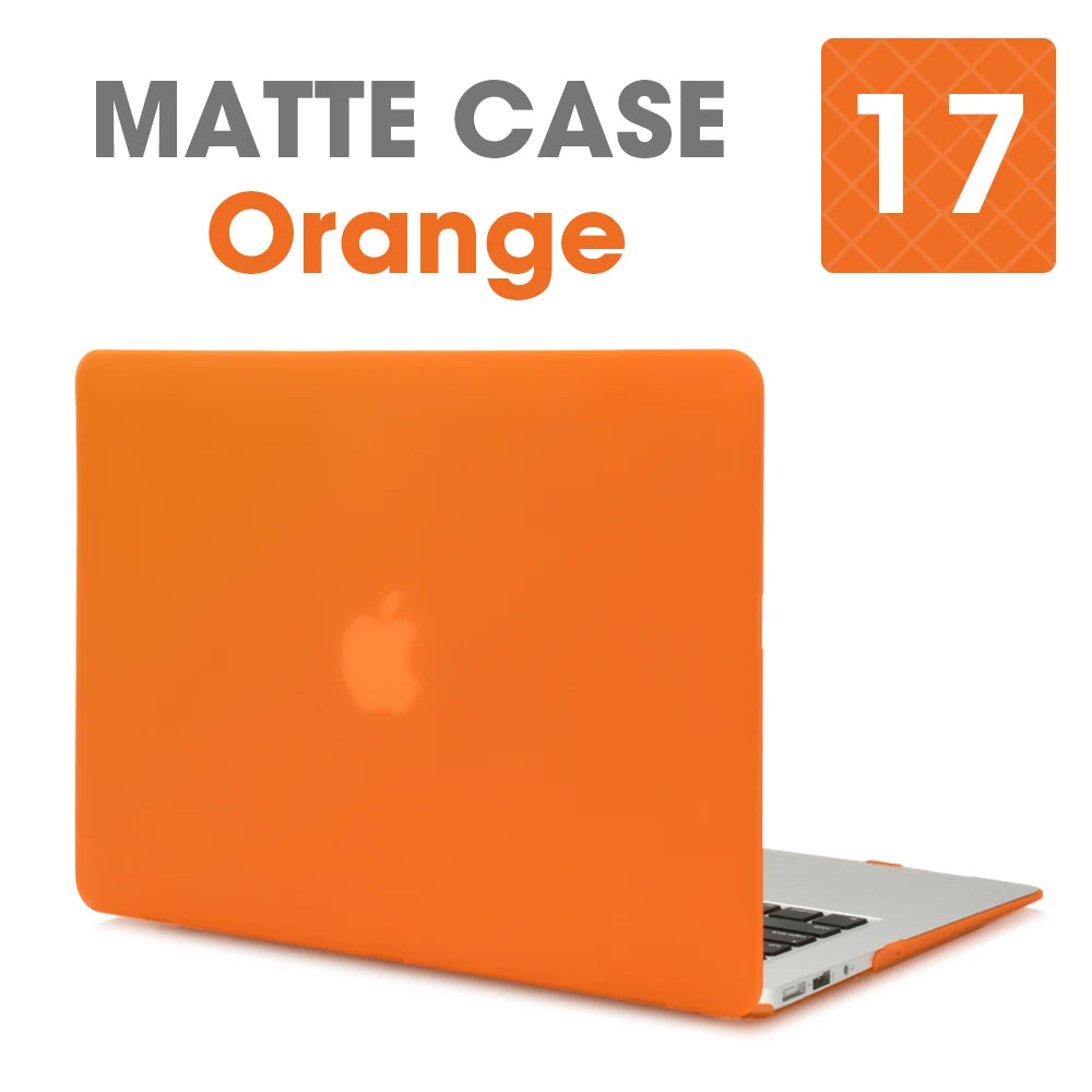 Matte Laptop Case For Macbook Air 13 A3240,A3113,A1466,Pro A1708 A2338, MacBook Air15 A2941,Pro A1707,16 A2141,Laptop Cover Case
