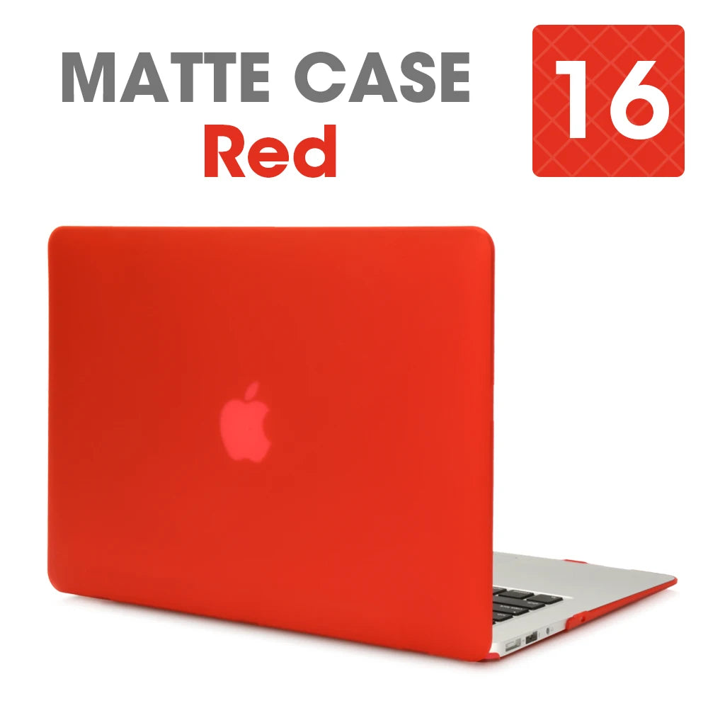 Matte Laptop Case For Macbook Air 13 A3240,A3113,A1466,Pro A1708 A2338, MacBook Air15 A2941,Pro A1707,16 A2141,Laptop Cover Case