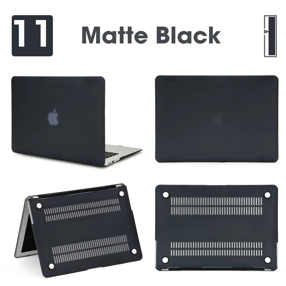Matte Laptop Case For Macbook Air 13 A3240,A3113,A1466,Pro A1708 A2338, MacBook Air15 A2941,Pro A1707,16 A2141,Laptop Cover Case