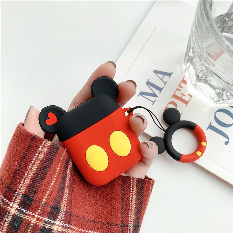 Cute Polka Dots Bow Silicone Case For Apple AirPods 2 3 4 Pro 2 Pro3 Earphone Charging Headphones Case Airpods Protect Cover