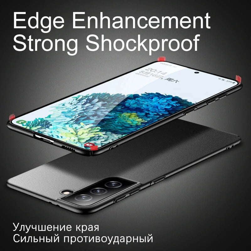 Ultra Thin Hard Case For Samsung Galaxy S20 Fe S21 Note 20 Ultra 9 8 10 S9 S8 Plus S10e Lite Matte Solid Color Back Case Cover