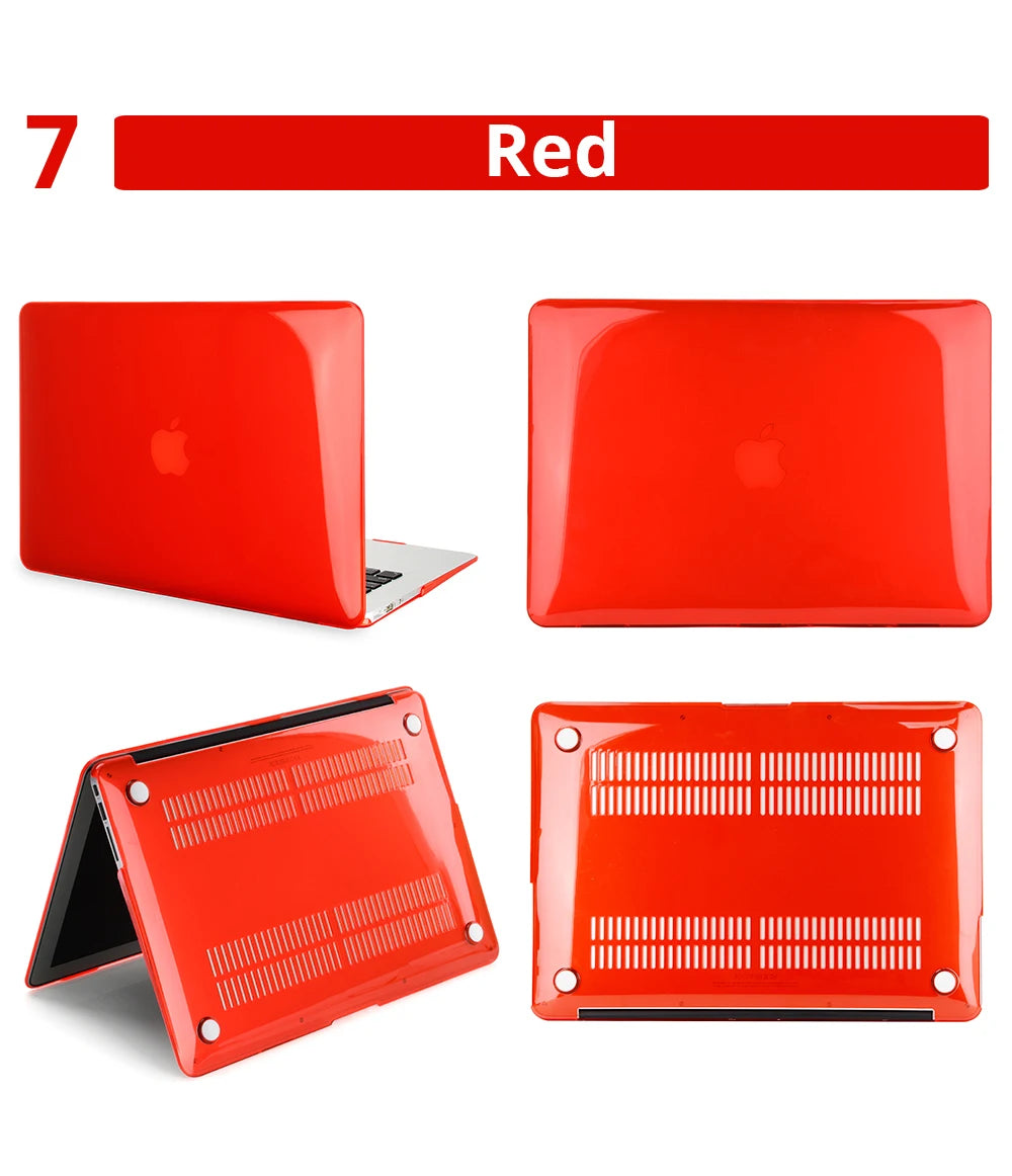 Crystal Laptop Case For Apple Macbook Air 13 A2179 A2337 A2681 For M1 Chip Pro 13 A2338 Macbook 13 15 16 14 112 Protective Cases