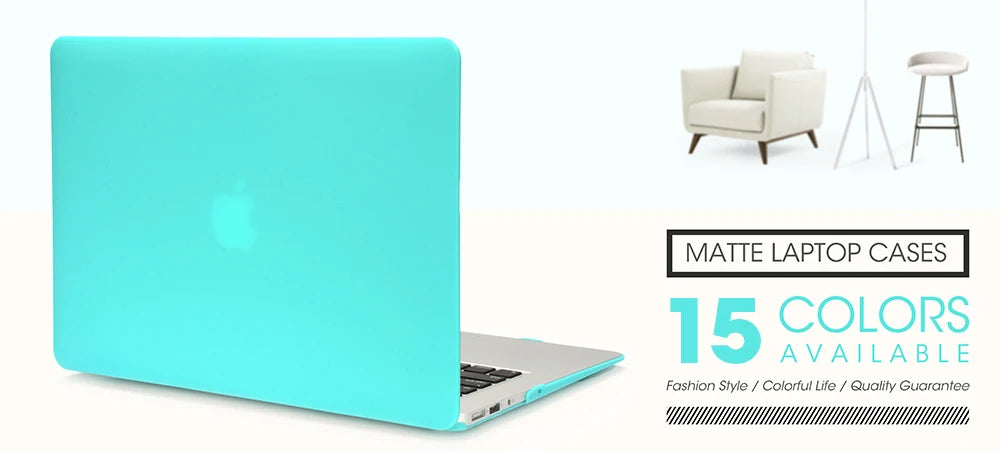 Matte Laptop Case For Macbook Air 13 A3240,A3113,A1466,Pro A1708 A2338, MacBook Air15 A2941,Pro A1707,16 A2141,Laptop Cover Case