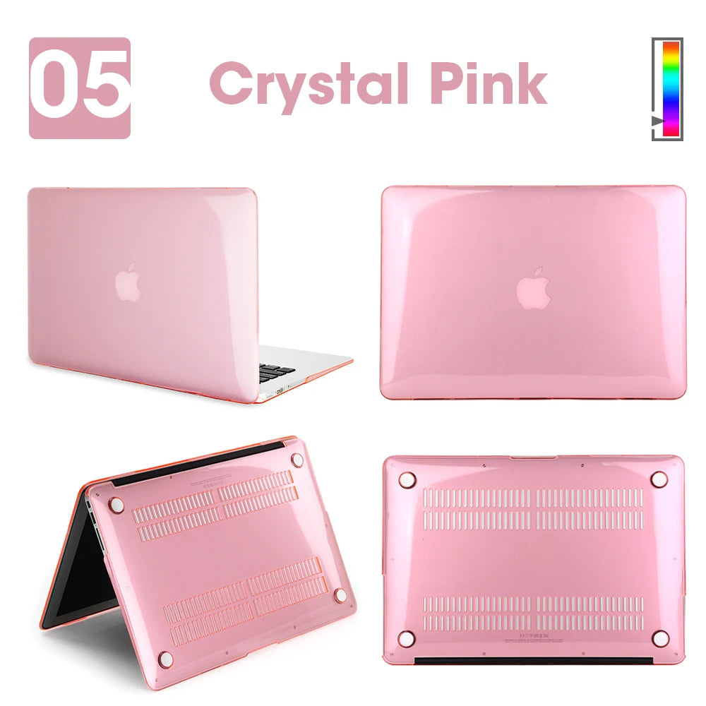 Matte Laptop Case For Macbook Air 13 A3240,A3113,A1466,Pro A1708 A2338, MacBook Air15 A2941,Pro A1707,16 A2141,Laptop Cover Case