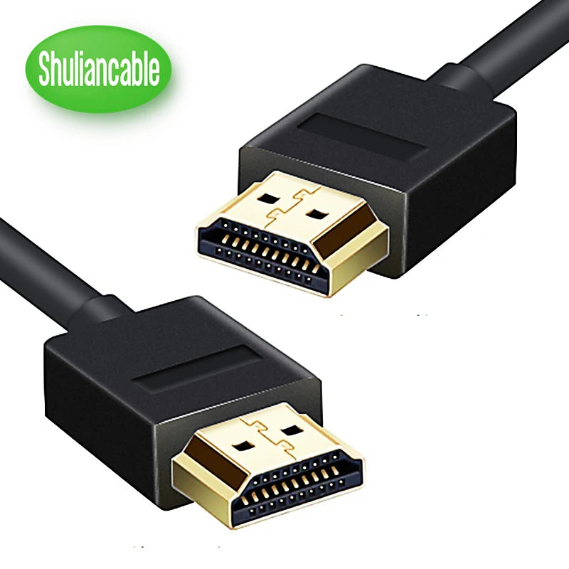 Shuliancable High Speed HDMI Cable 2.0 4K 1080P 3D for HD TV XBOX PS3 Computer Cable 0.3m 1m 1.5m 2m 3m 5m 7.5m 10m
