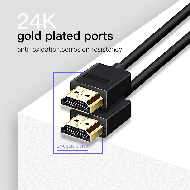 Shuliancable High Speed HDMI Cable 2.0 4K 1080P 3D for HD TV XBOX PS3 Computer Cable 0.3m 1m 1.5m 2m 3m 5m 7.5m 10m