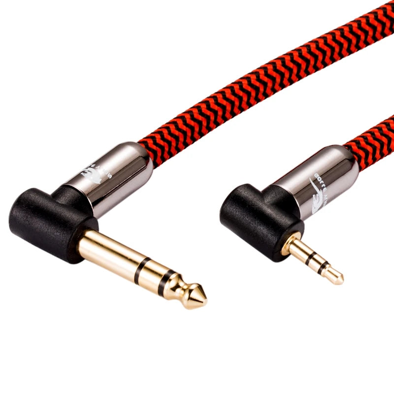 OFC Audio Cable Mini Jack 3.5mm to Stereo 6.35mm for PC AMP Sound Mixer 3.5 to 1/4" TRS Jack Hifi AUX Cable 1M 2M 3M 5M 8M  12M
