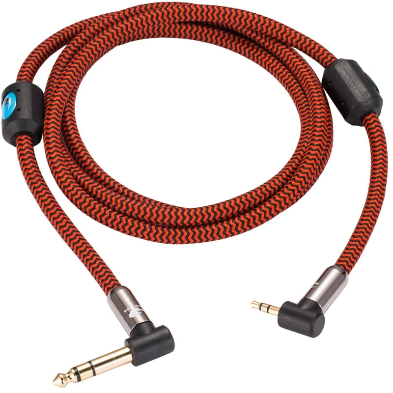 OFC Audio Cable Mini Jack 3.5mm to Stereo 6.35mm for PC AMP Sound Mixer 3.5 to 1/4" TRS Jack Hifi AUX Cable 1M 2M 3M 5M 8M  12M