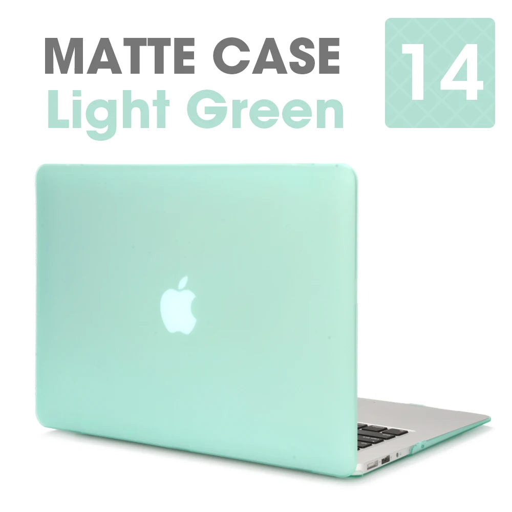 Matte Laptop Case For Macbook Air 13 A3240,A3113,A1466,Pro A1708 A2338, MacBook Air15 A2941,Pro A1707,16 A2141,Laptop Cover Case