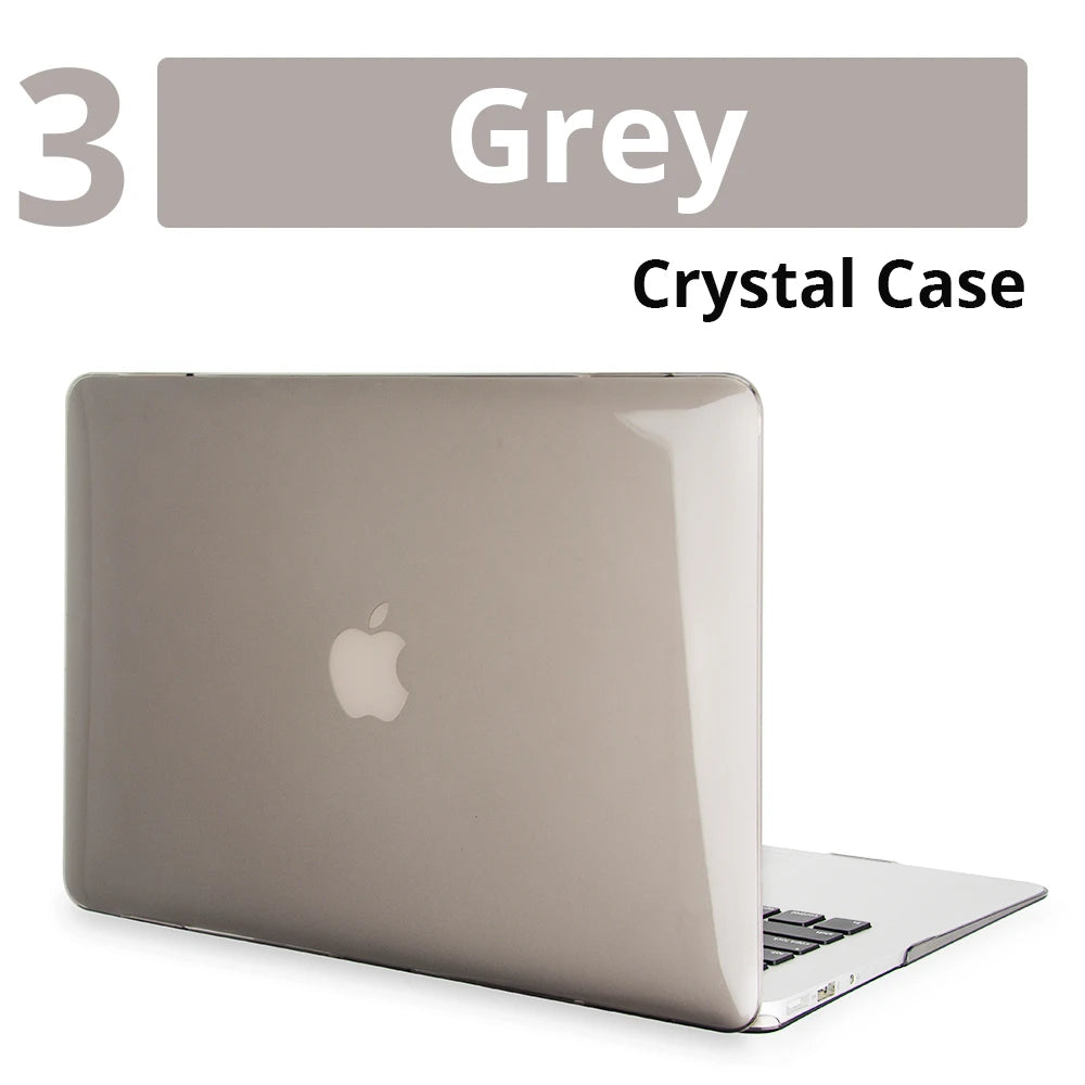 Crystal Laptop Case For Apple Macbook Air 13 A2179 A2337 A2681 For M1 Chip Pro 13 A2338 Macbook 13 15 16 14 112 Protective Cases