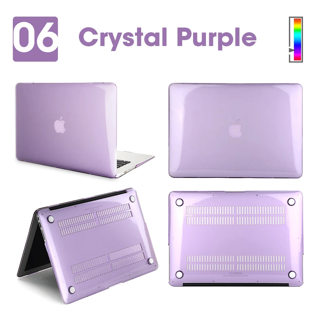 Matte Laptop Case For Macbook Air 13 A3240,A3113,A1466,Pro A1708 A2338, MacBook Air15 A2941,Pro A1707,16 A2141,Laptop Cover Case