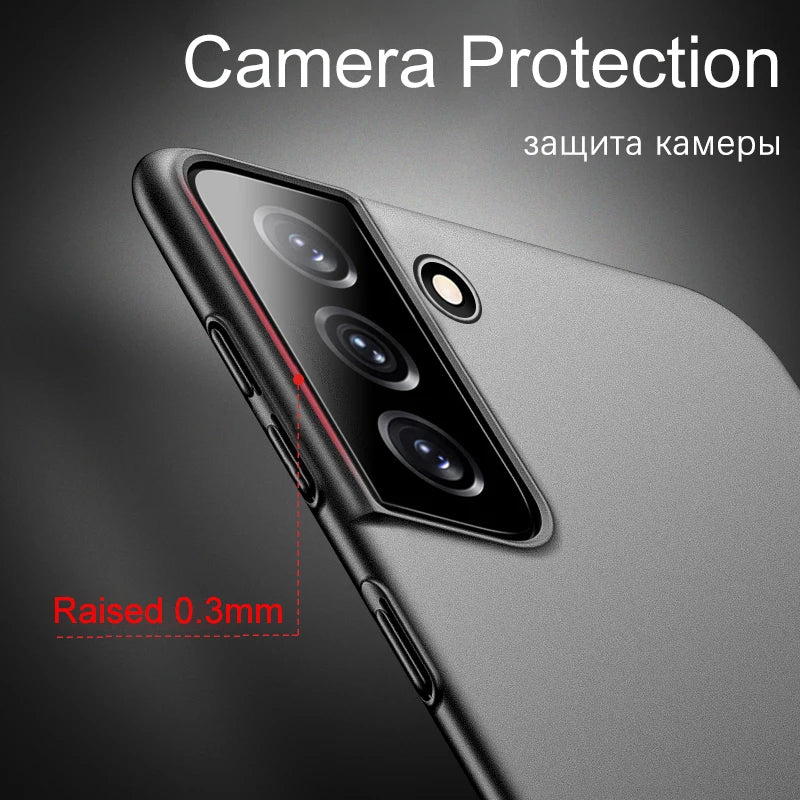 Ultra Thin Hard Case For Samsung Galaxy S20 Fe S21 Note 20 Ultra 9 8 10 S9 S8 Plus S10e Lite Matte Solid Color Back Case Cover