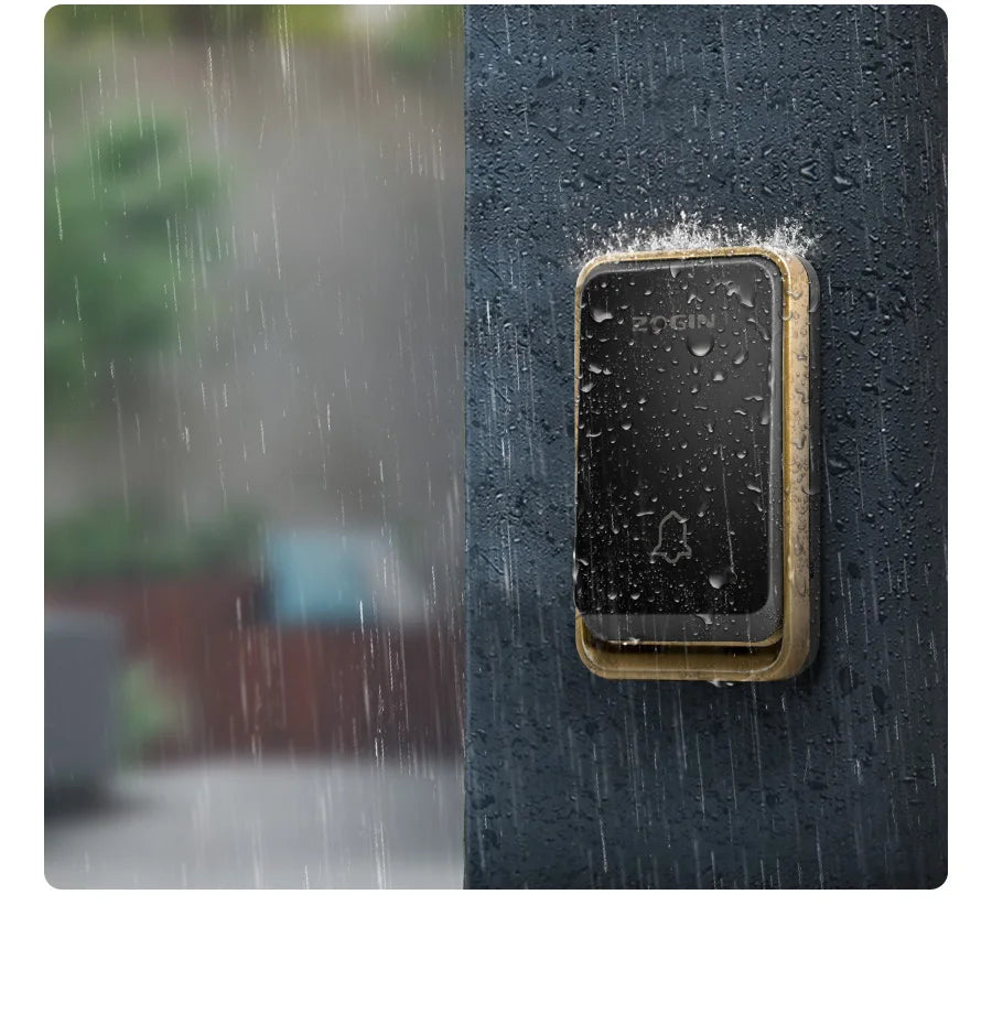 Wireless Doorbell Waterproof Self-powered Button Intelligent Door Bell Sets Home Welcome Outdoor 1 2 3 Receiver EU AU US UK Plug