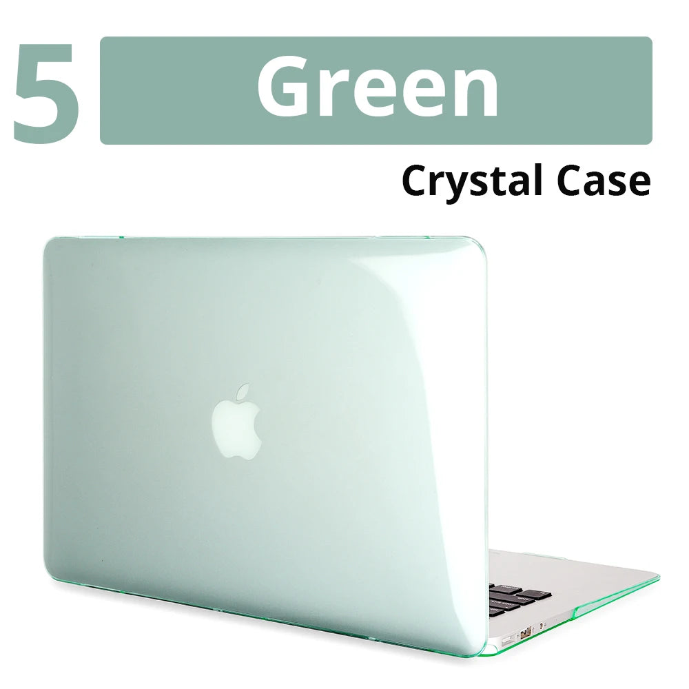 Crystal Laptop Case For Apple Macbook Air 13 A2179 A2337 A2681 For M1 Chip Pro 13 A2338 Macbook 13 15 16 14 112 Protective Cases