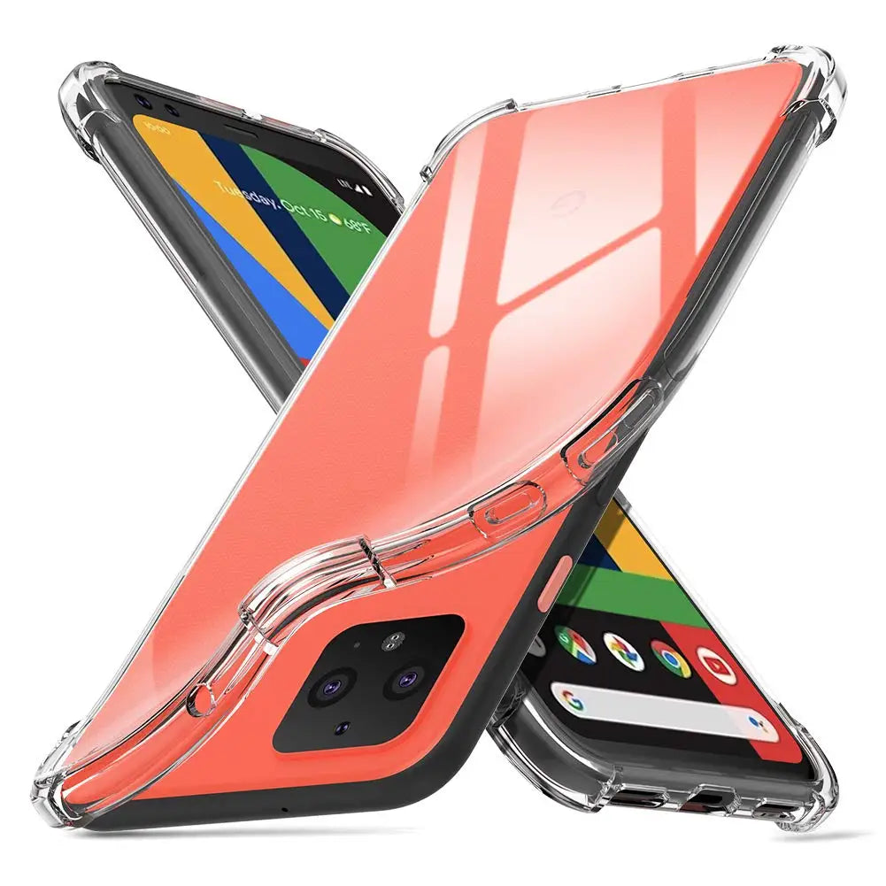 Soft TPU Case For Google Pixel 5 4 XL 3A 4A 5G Ultra Thin Shochproof Soft Transparent Crystal Phone Cover For Google Pixel 4 XL