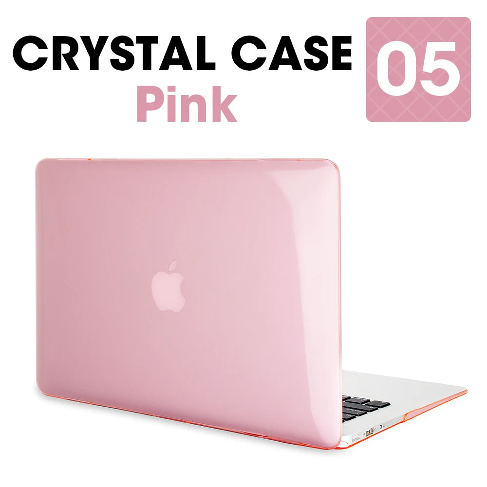 Matte Laptop Case For Macbook Air 13 A3240,A3113,A1466,Pro A1708 A2338, MacBook Air15 A2941,Pro A1707,16 A2141,Laptop Cover Case