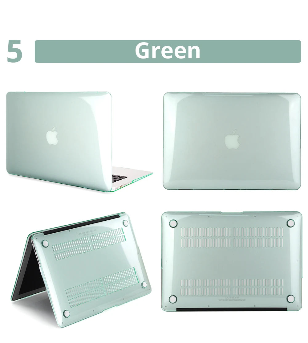 Crystal Laptop Case For Apple Macbook Air 13 A2179 A2337 A2681 For M1 Chip Pro 13 A2338 Macbook 13 15 16 14 112 Protective Cases