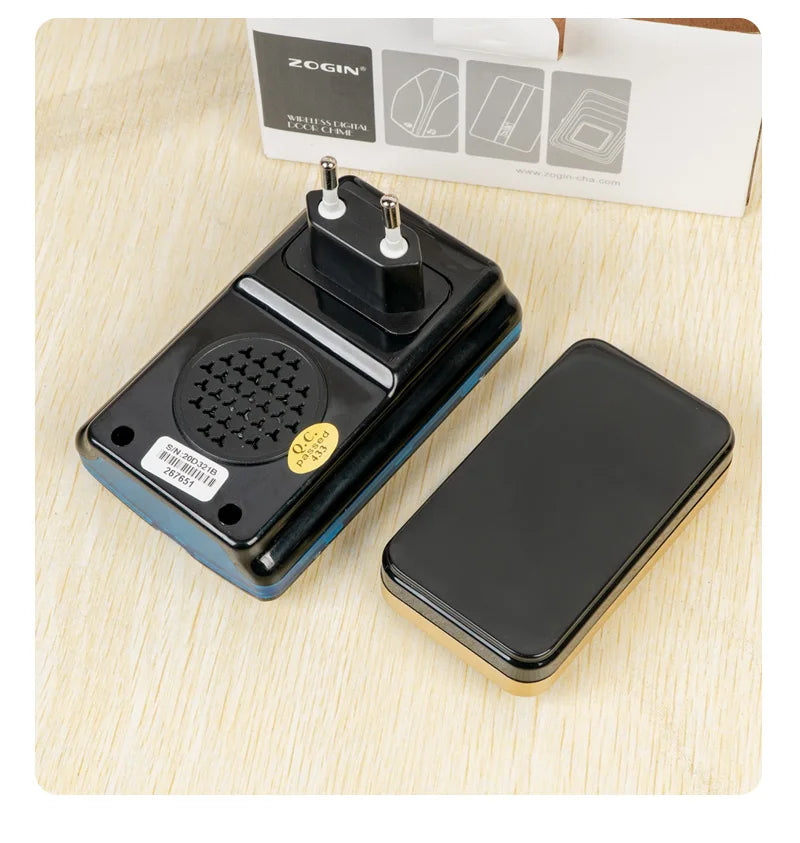 Wireless Doorbell Waterproof Self-powered Button Intelligent Door Bell Sets Home Welcome Outdoor 1 2 3 Receiver EU AU US UK Plug