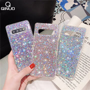 Bling Sequins Glitter Case For Samsung Galaxy S26 S26Plus S26Ultra S25 S24 S23 S22 S21 Ultra FE Plus A16 A55 A35 A25 Soft Cover