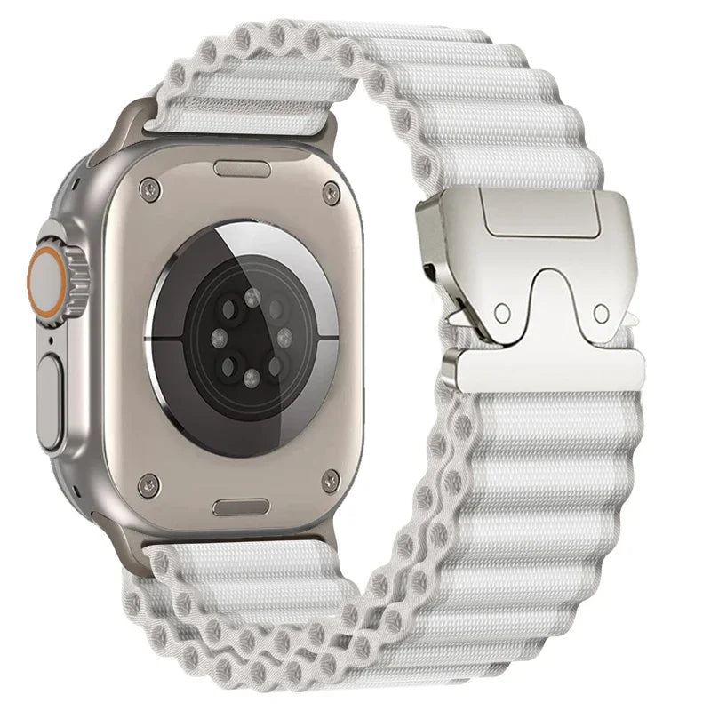 Nylon Alpine Strap for Apple Watch Band 11 46mm Ultra 2 49mm 45mm 44mm 42mm Wrist Bracelet For IWatch Series 10 9 7 8 SE Correas