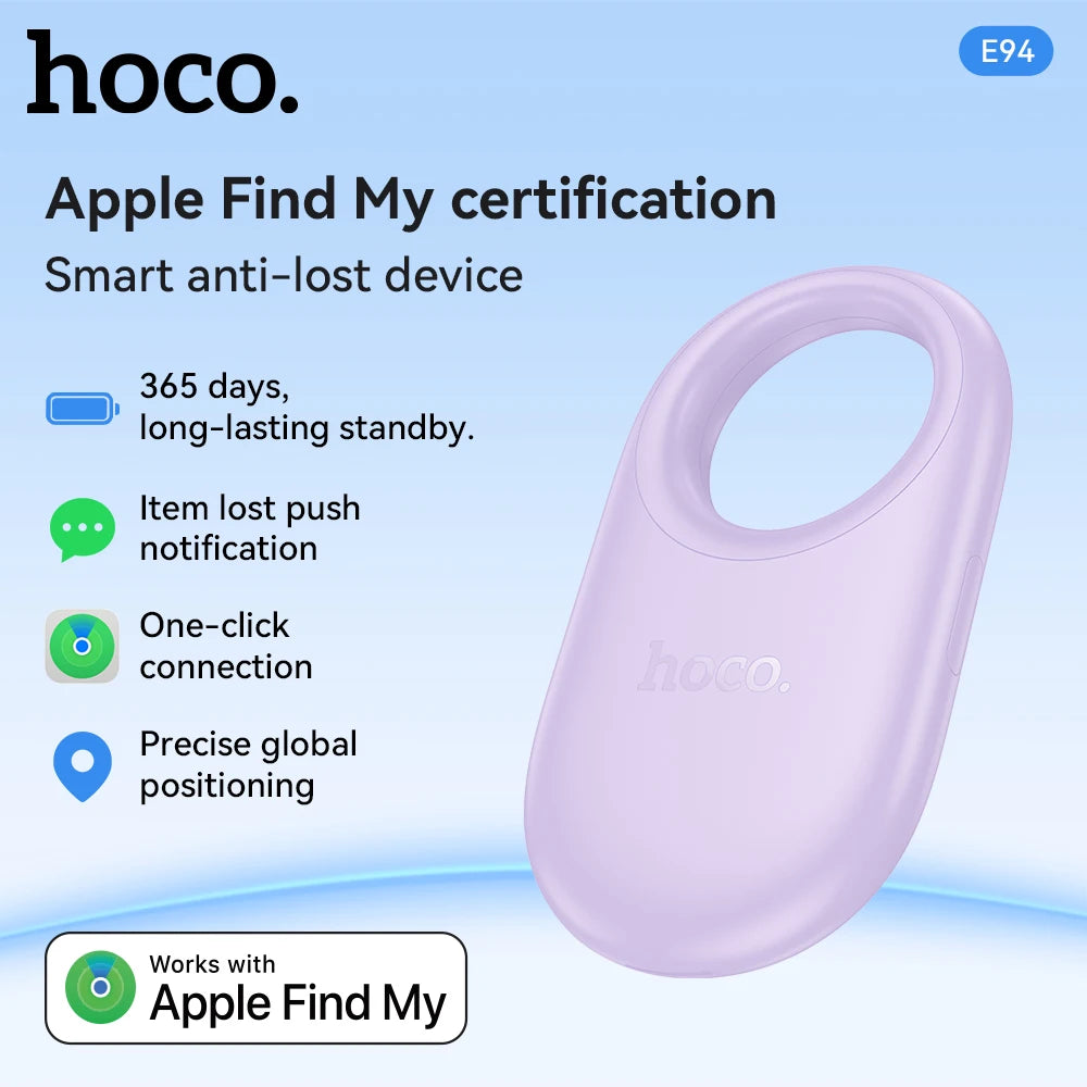 E94 Airtag GPS Intelligent Positioning Pet Key Tracker Smart Anti-lost Device with Case Tracking Find My Elderly Kids For iPhone