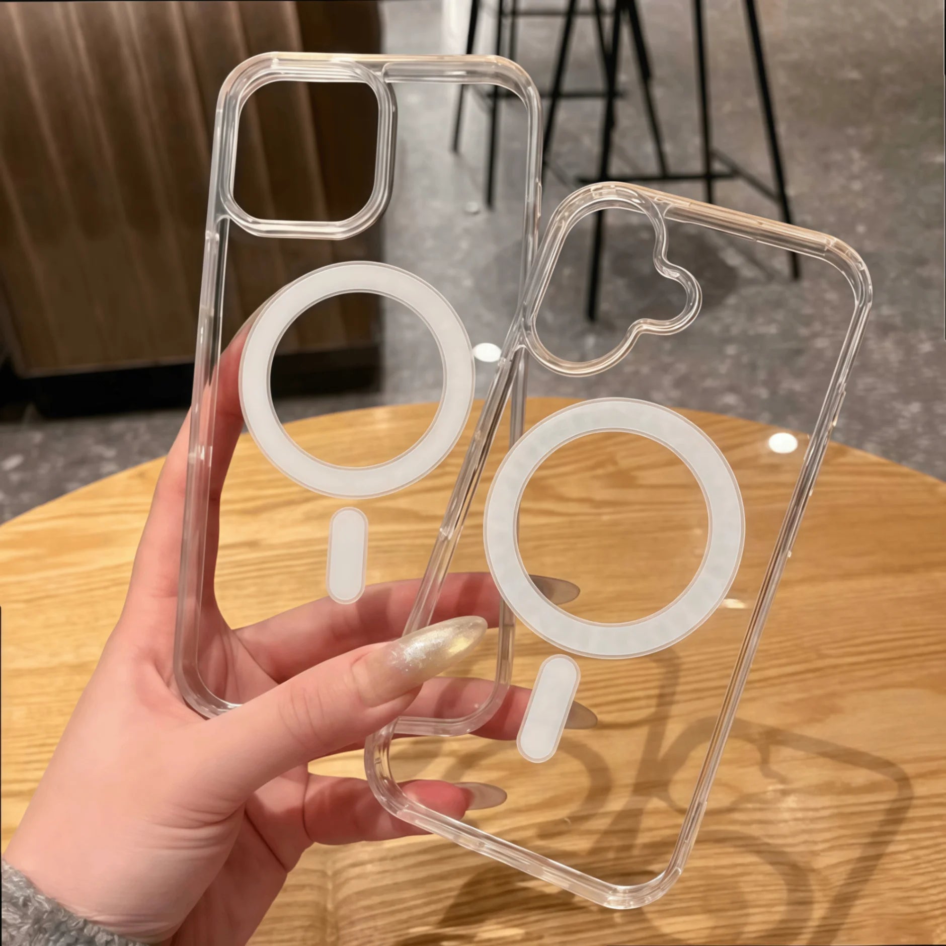 Magnetic for iPhone 17 16 15 14 13 12 Pro Max Case Clear For Magsafe Non-Yellowing With Packaging Shockproof Bumper Phone Cases