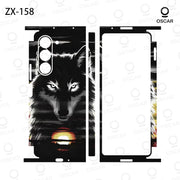 Colorful Anti-Scratch Stickers For Samsung Galaxy Z Fold 8 Ultra 8 7 6 5 Protective Decal Skin Cover Back Film