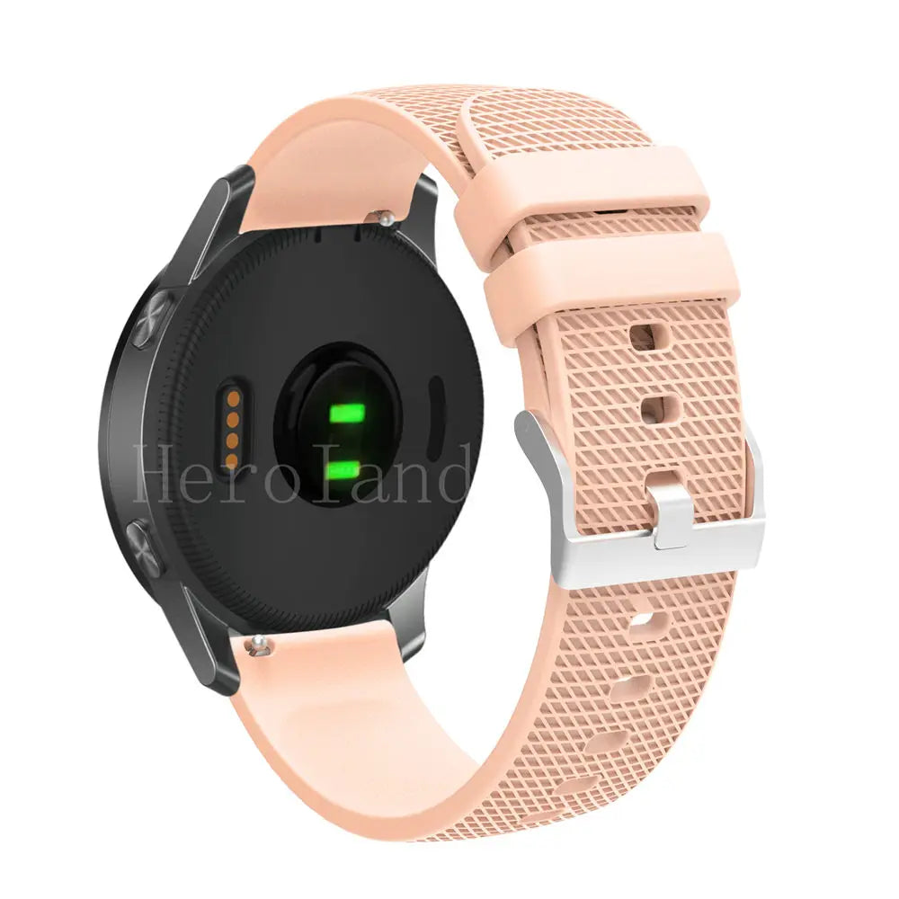 Premium Silicone Watchband WatchStrap Silicone Bracelet Quick Release Rubber Strap WristBand 18mm 20mm 22mm Width Replacement